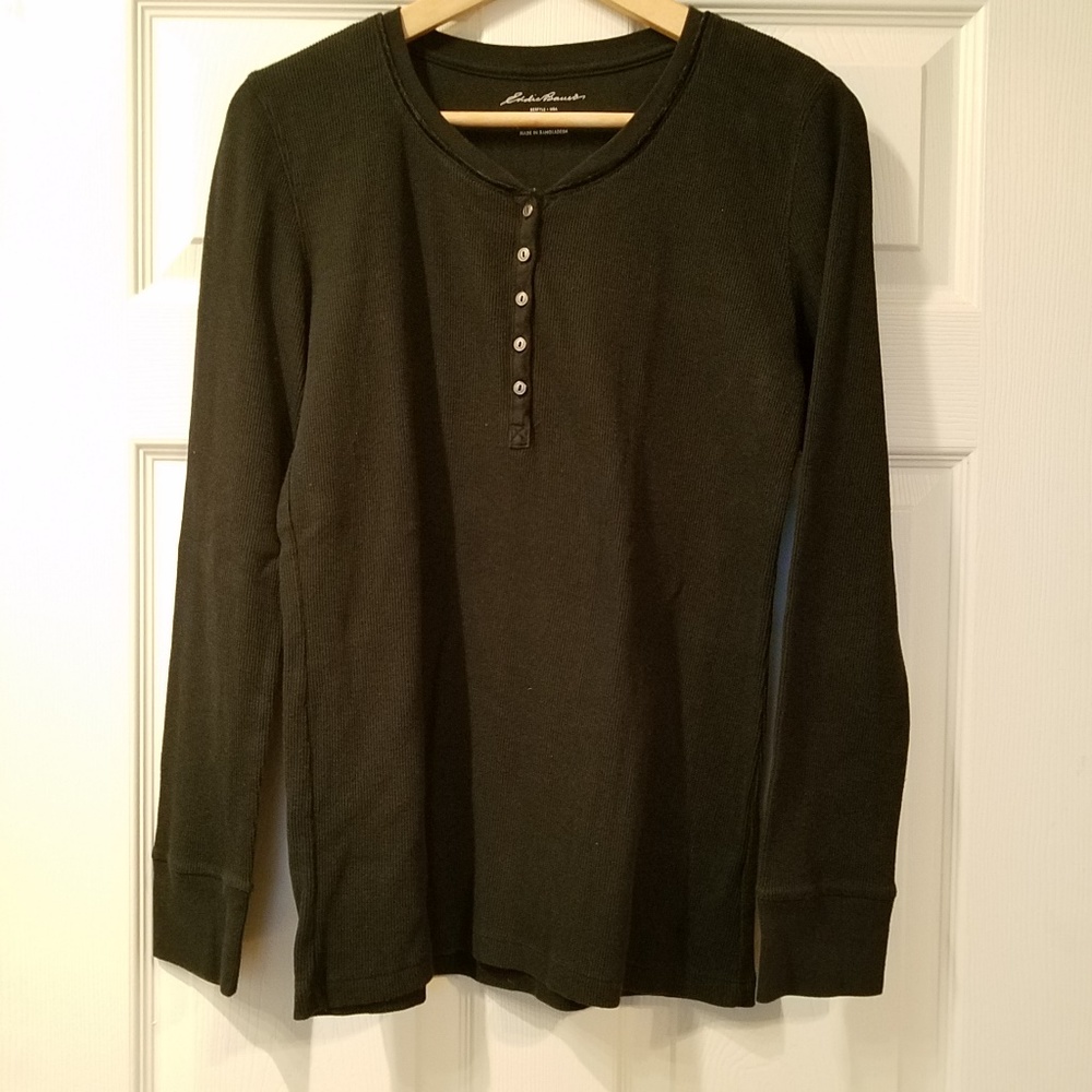 Women's Eddie Bauer Thermal Henley - L